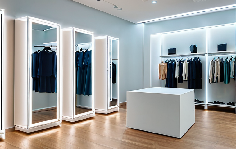 증강현실을 통한 패션 트렌드 변화 - Here are three detailed image generation prompts in English, designed to be creative, adhere to the ...