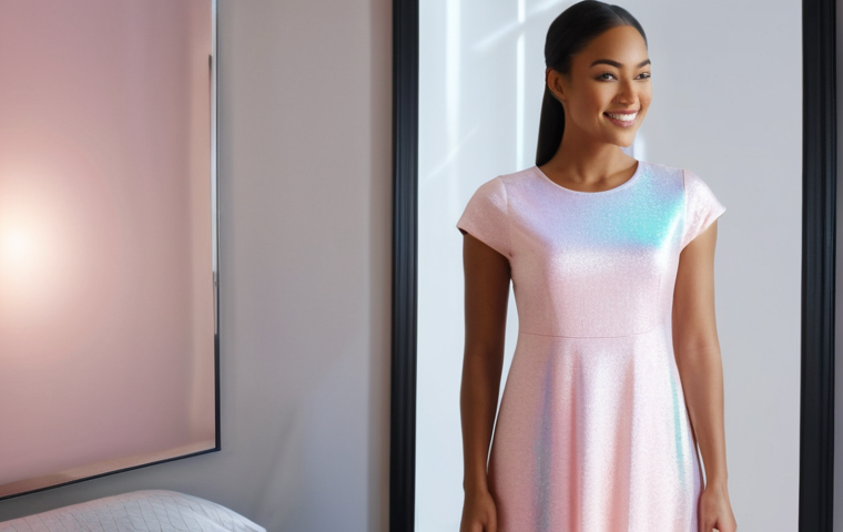 증강현실을 통한 패션 트렌드 변화 - Image Prompt 1: The Personal Virtual Fitting Room**