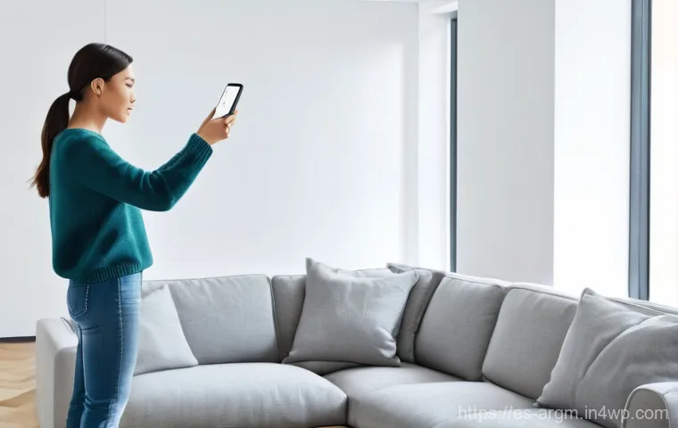 증강현실을 통한 고객 피드백 수집 방법 - **Prompt 1: Virtual Home Decor Feedback**
    "A bright, modern living room with large windows and m...