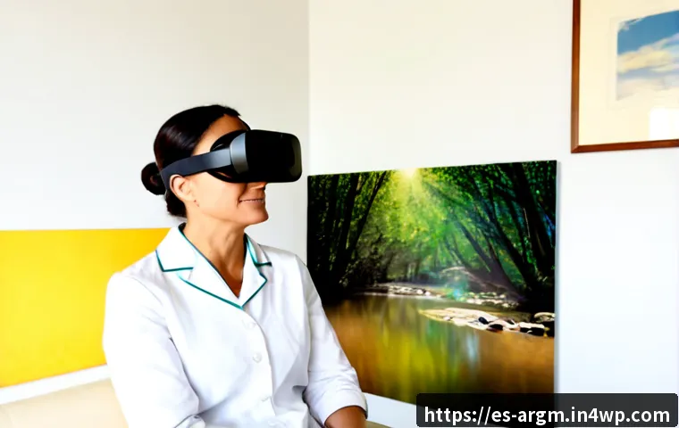 Home 17 증강현실을 활용한 심리 치료 사례 - Photorealistic psychotherapy session in a calm contemporary clinic in Madrid, compassionate Spanish-...